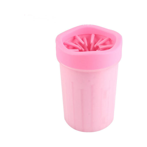 Pfotenreiniger-Becher Größe L in Rosa